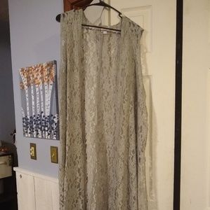 LuLaRoe Joy Vest grey
